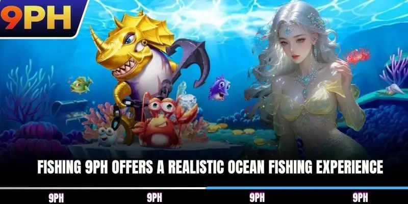 Fishing 9PH offers a realistic ocean fishing experience